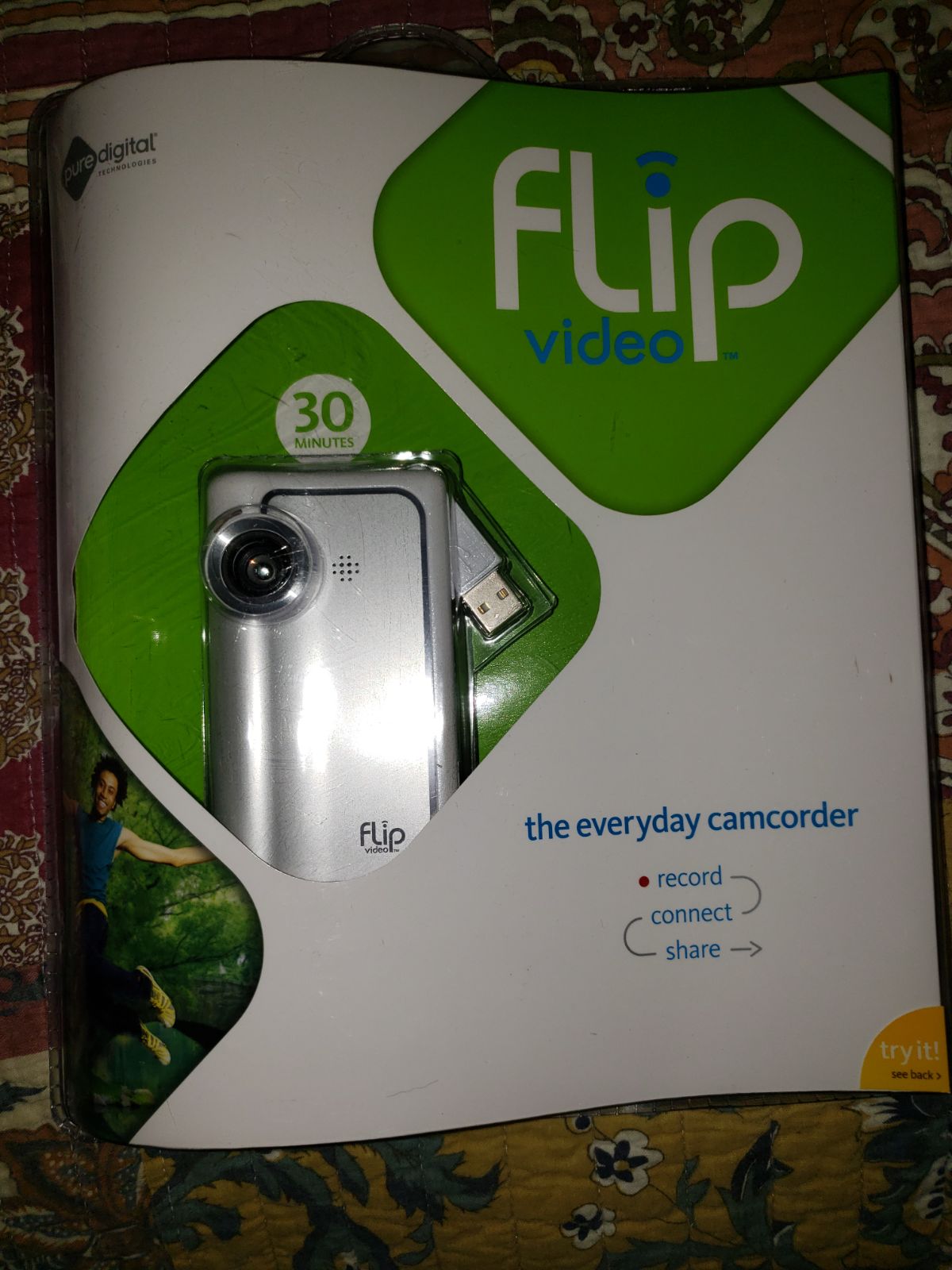 Flip Video F130 512 MB Camcorder, NEW