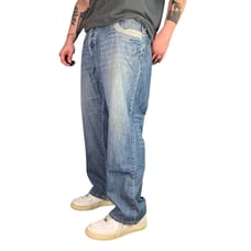 Vintage y2k embellished distressed jeans