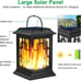 Solar Lanterns Outdoor Waterproof, Hanging Solar Lights 1 Pack