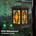 Solar Lanterns Outdoor Waterproof, Hanging Solar Lights 1 Pack