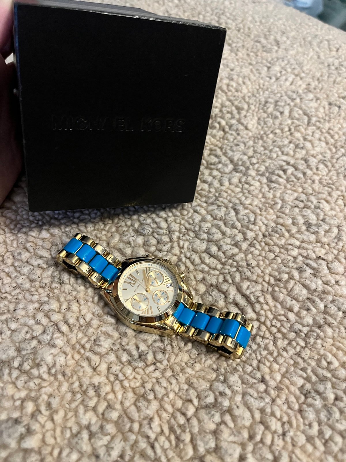 michael kors watch turquoise