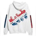 NWT Unisex The BEATLES 1962-1970 Graphic White Hoodie The Red & Blue Albums 2XL
