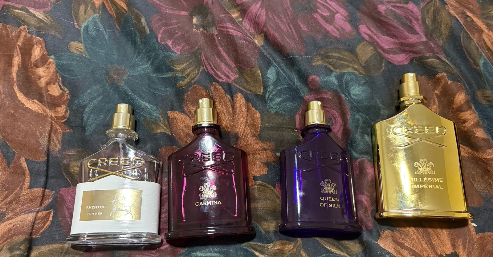 Creed empty bottles