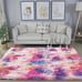 1pc Tie-dye Style Plush Rug Suitable For Bedroom, Living Room da4