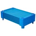 Ecr4kids Children's Streamline Daycare Naptime Cot For Toddlers In Blue Set of 6