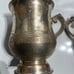 2 Silver Plated Brass Goblets