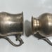 2 Silver Plated Brass Goblets
