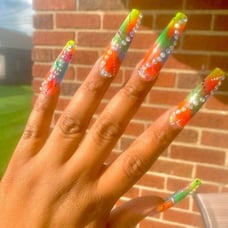XL Gel Press On Nails/ 22 pcs set / same day shipping