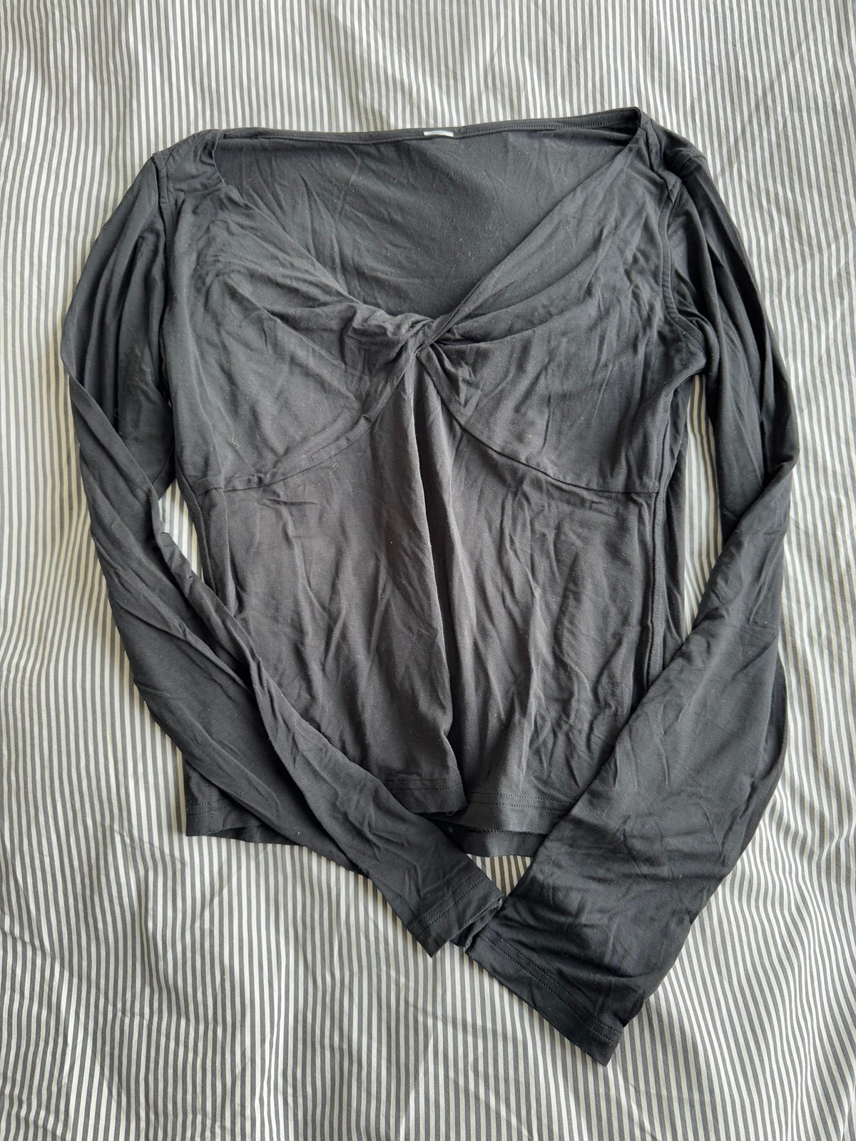 Lululemon Modal Silk Blend V-Neck Long Sleeve Shirt