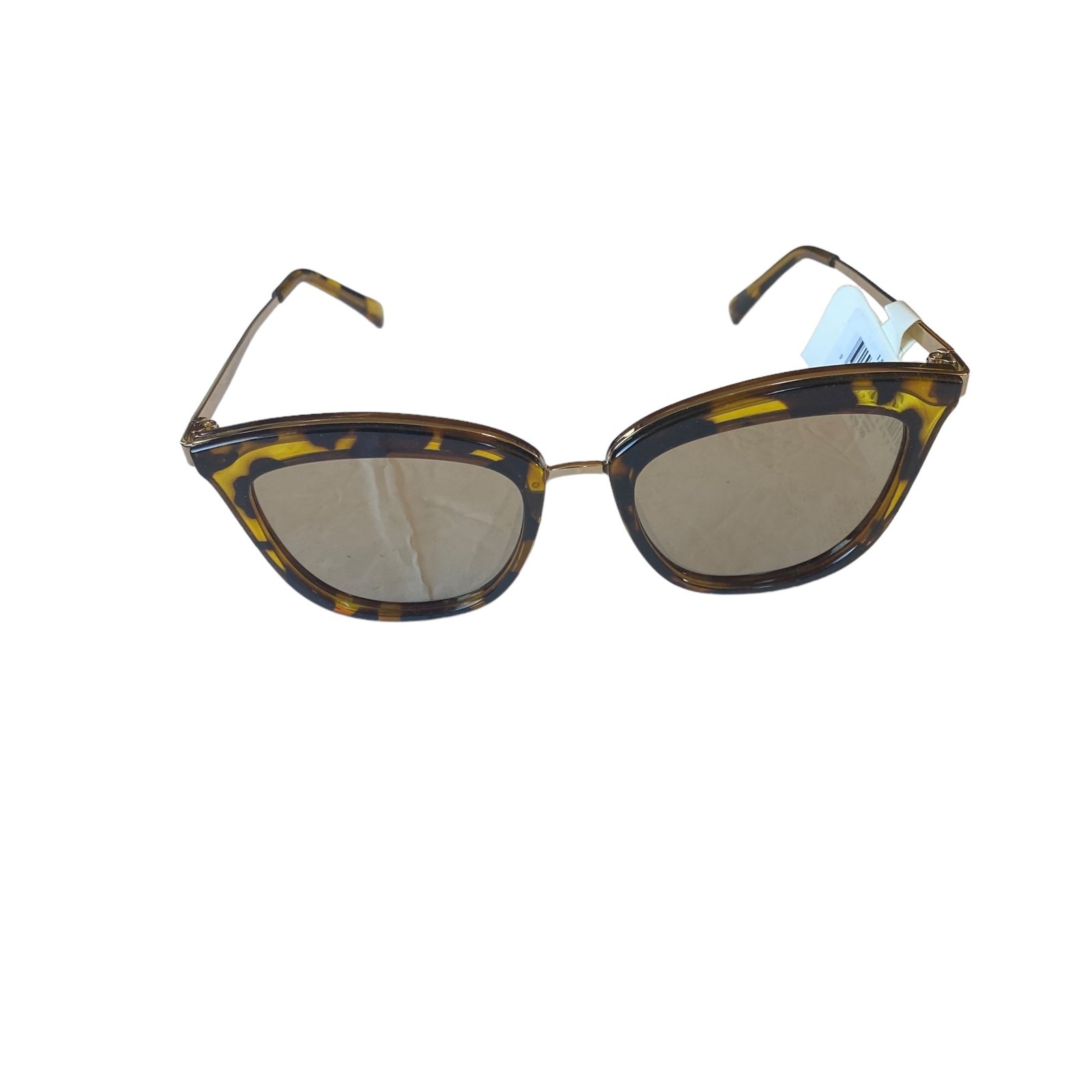 Le Specs tortoise designer fashion sunglasses with case NEW
