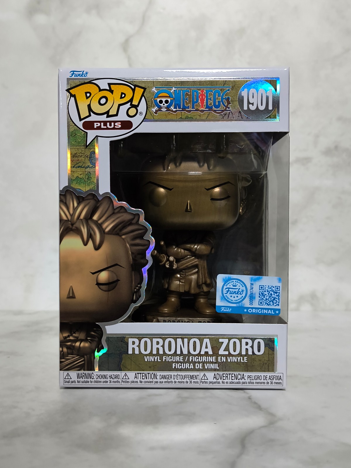 One Piece - Roronoa Zoro (Bronze) 1901 with Hardstack