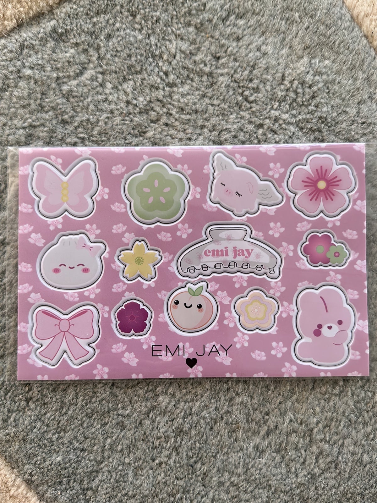 Emijay puffy stickers