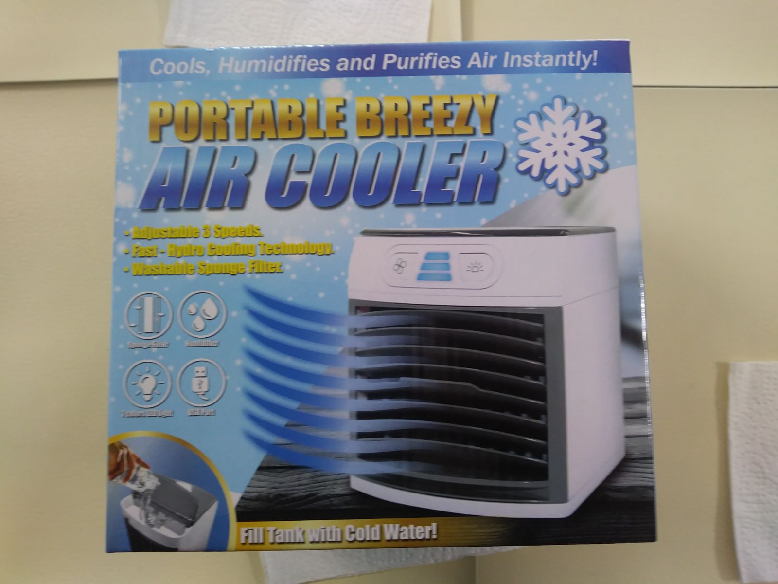 Portable Breezy Air Cooler NEW