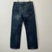 y2k Japanese denim flare wide leg jeans dark wash sz 32