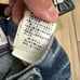 y2k Japanese denim flare wide leg jeans dark wash sz 32