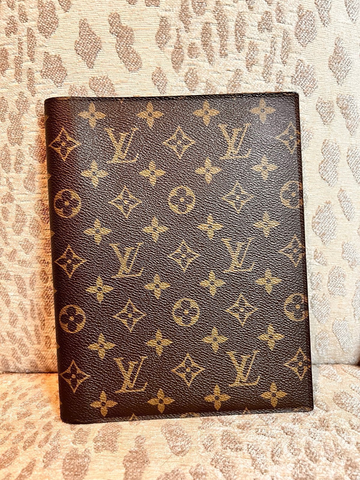 Louis Vuitton Monogram Desk Agenda Notebook Cover R20001