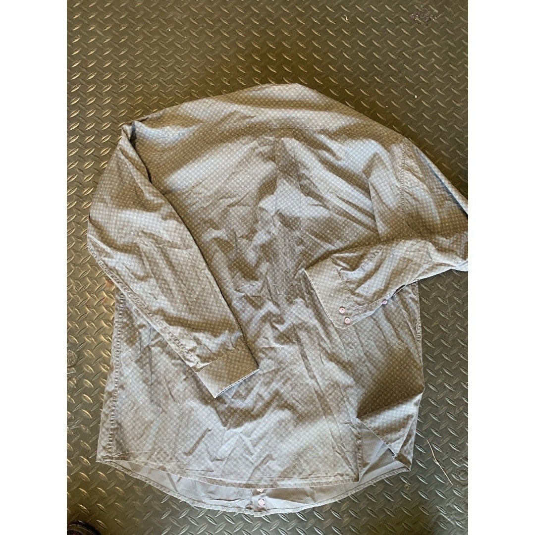 Cinch Mens Shirt Western Cowboy Rockabilly Geometric Size XL