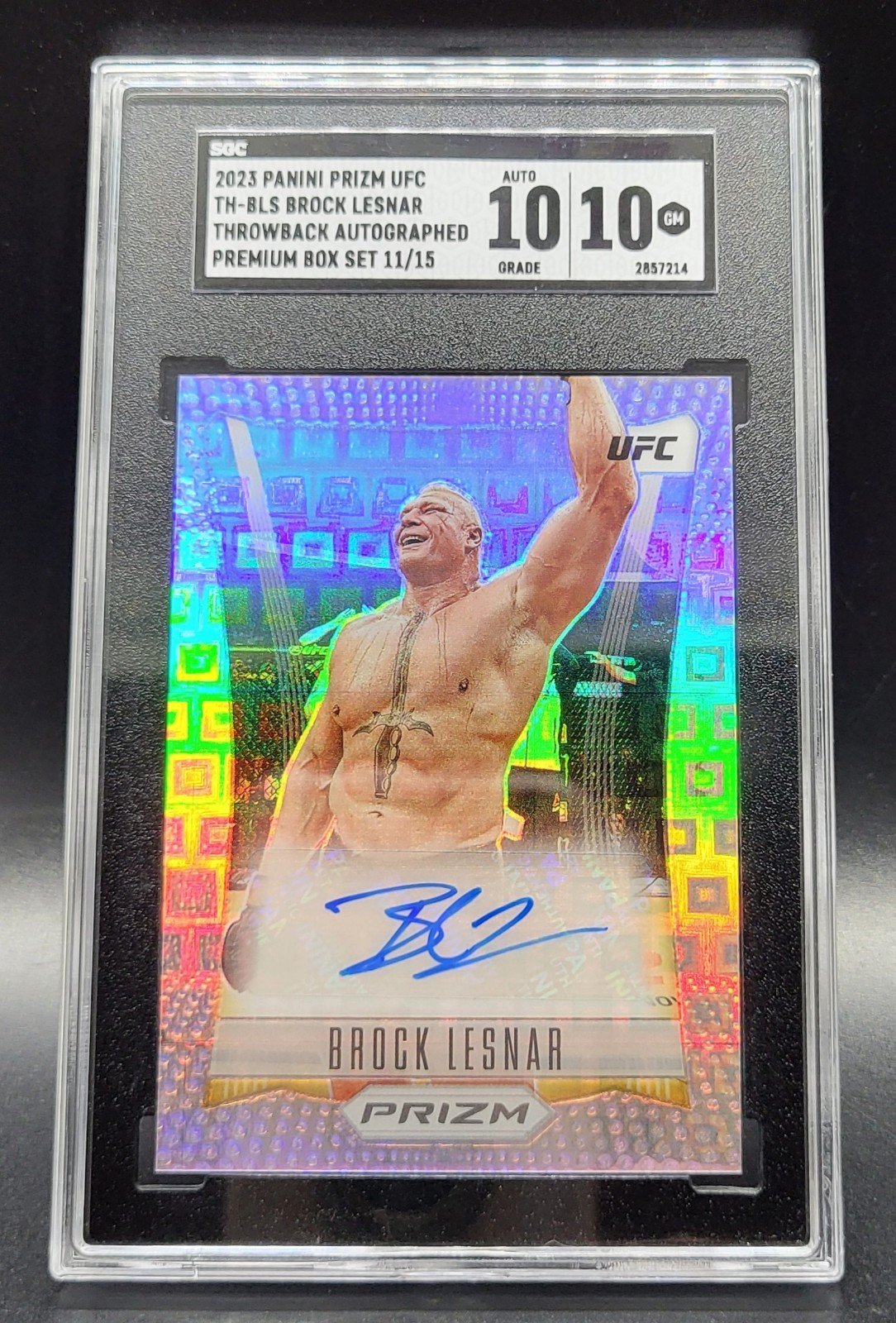 /15 Brock Lesnar auto gem