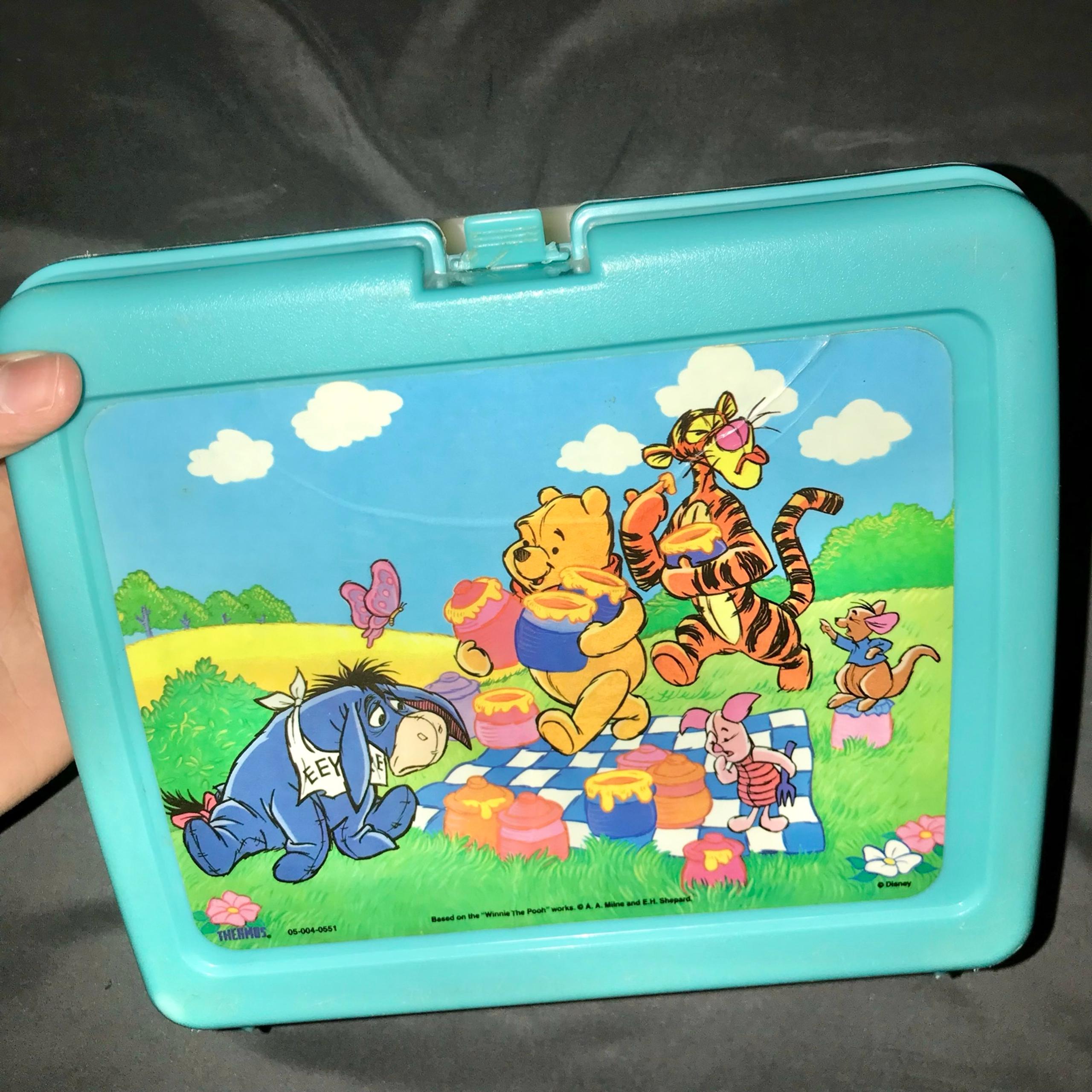 Winnie the Pooh vintage thermos lunch box