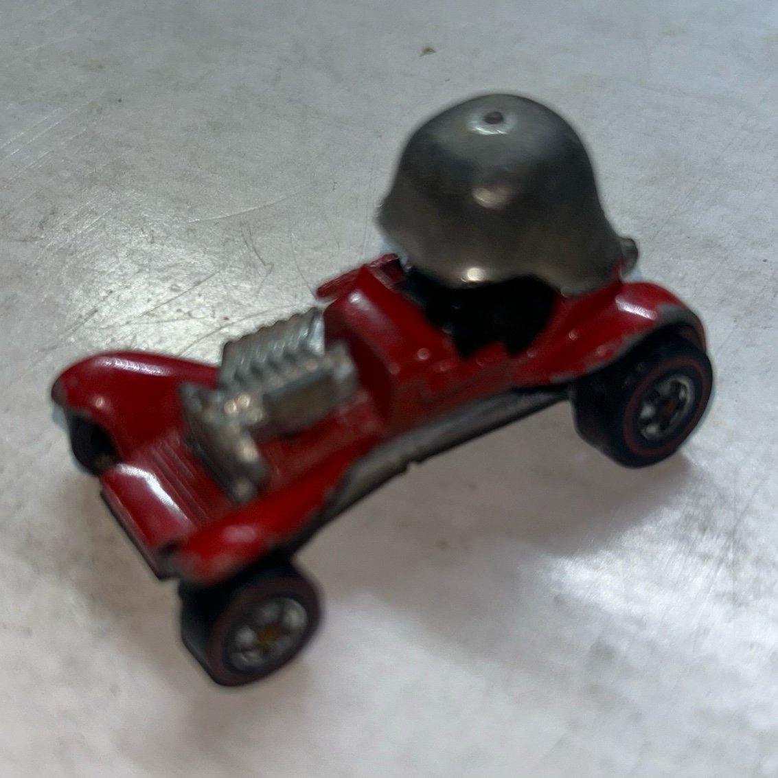 Vintage 1969 Hot Wheels Red line, Red Baron Hong Kong 1/64 Diecast