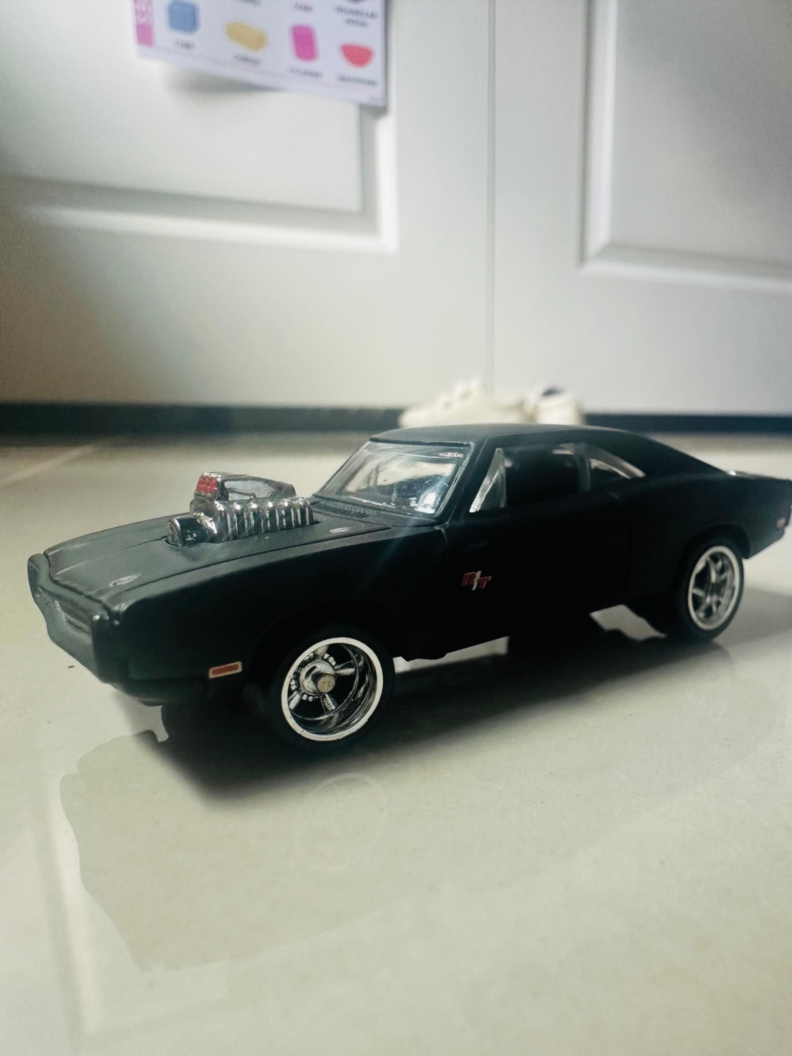 Hot Wheels Fast & Furious Premium Full Force ‘70 Dodge Charger R/T Black RT 5/5