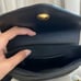 Unique elegant black handbag