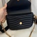 Unique elegant black handbag