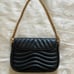 Unique elegant black handbag