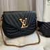 Unique elegant black handbag