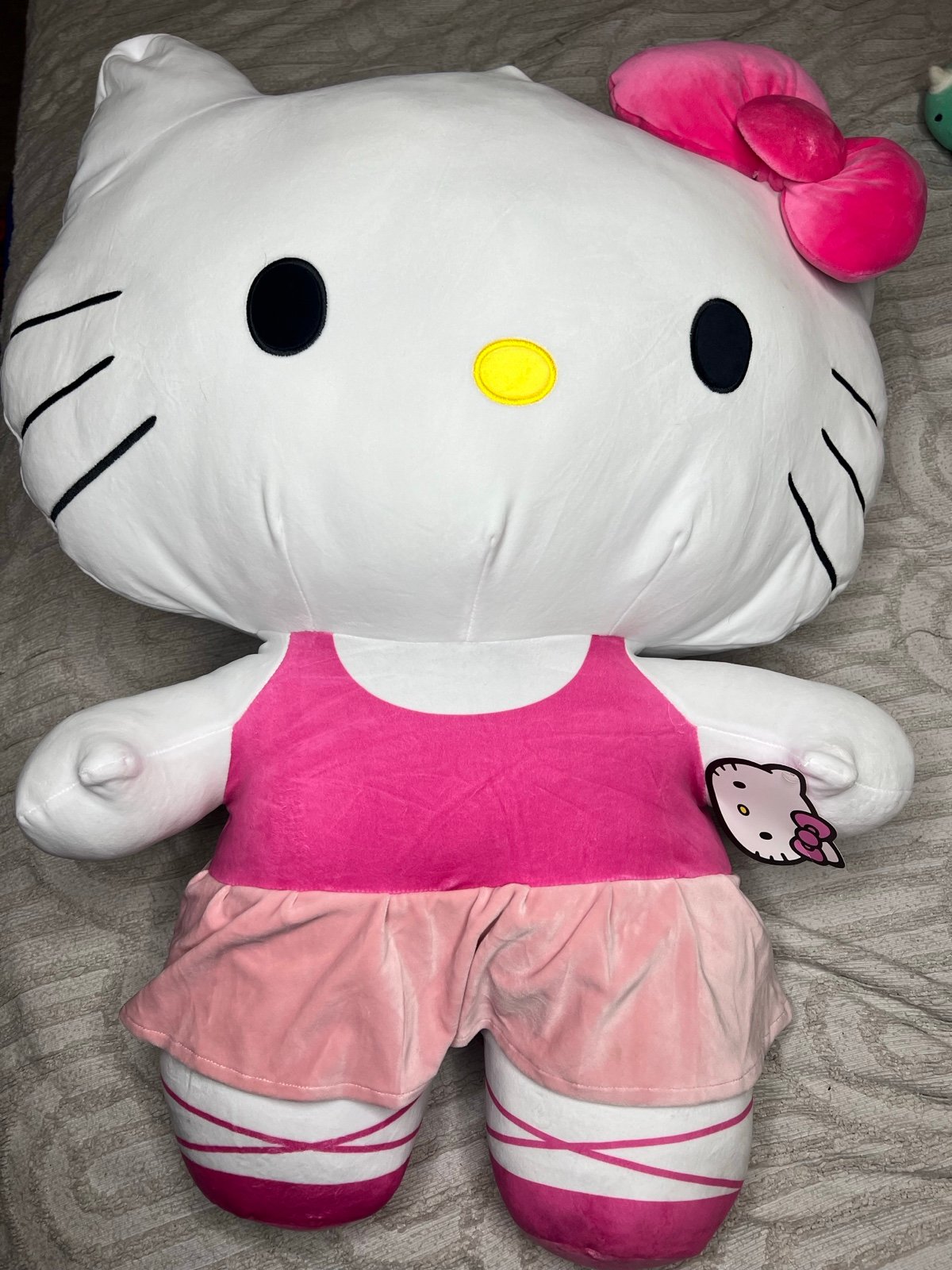 NEW 30” Oversized Soft Plush Ballerina Hello Kitty Stuffed Animal Doll