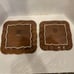 Celebrating Home Stoneware Venetian Spice Plates/platters Set Of 2