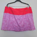 Adidas Tour Mixed Print Pull On Golf Skort Pink Orange XL