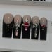 Black French tip Acrylic Press on Nails