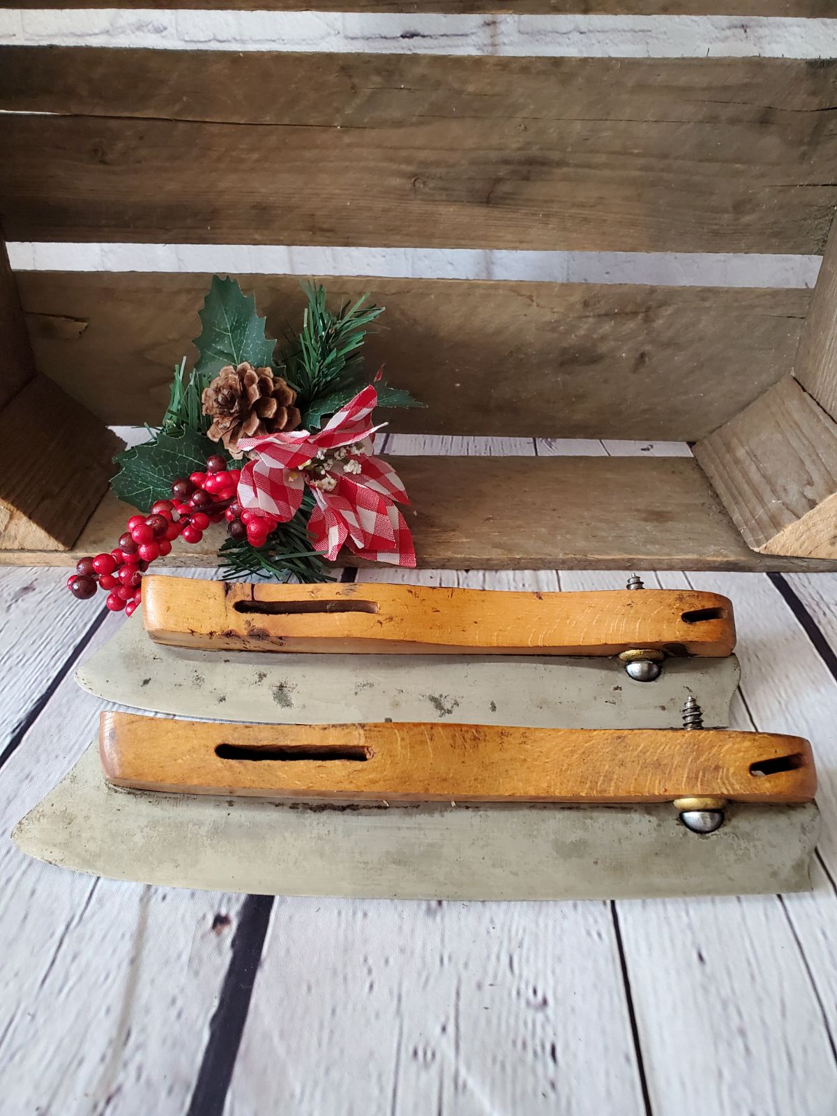 Antique Samuel Winslow wood and Metal Ic
