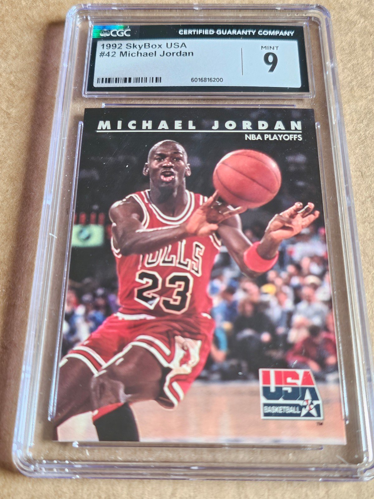Michael Jordan Skybox USA card cgc 9