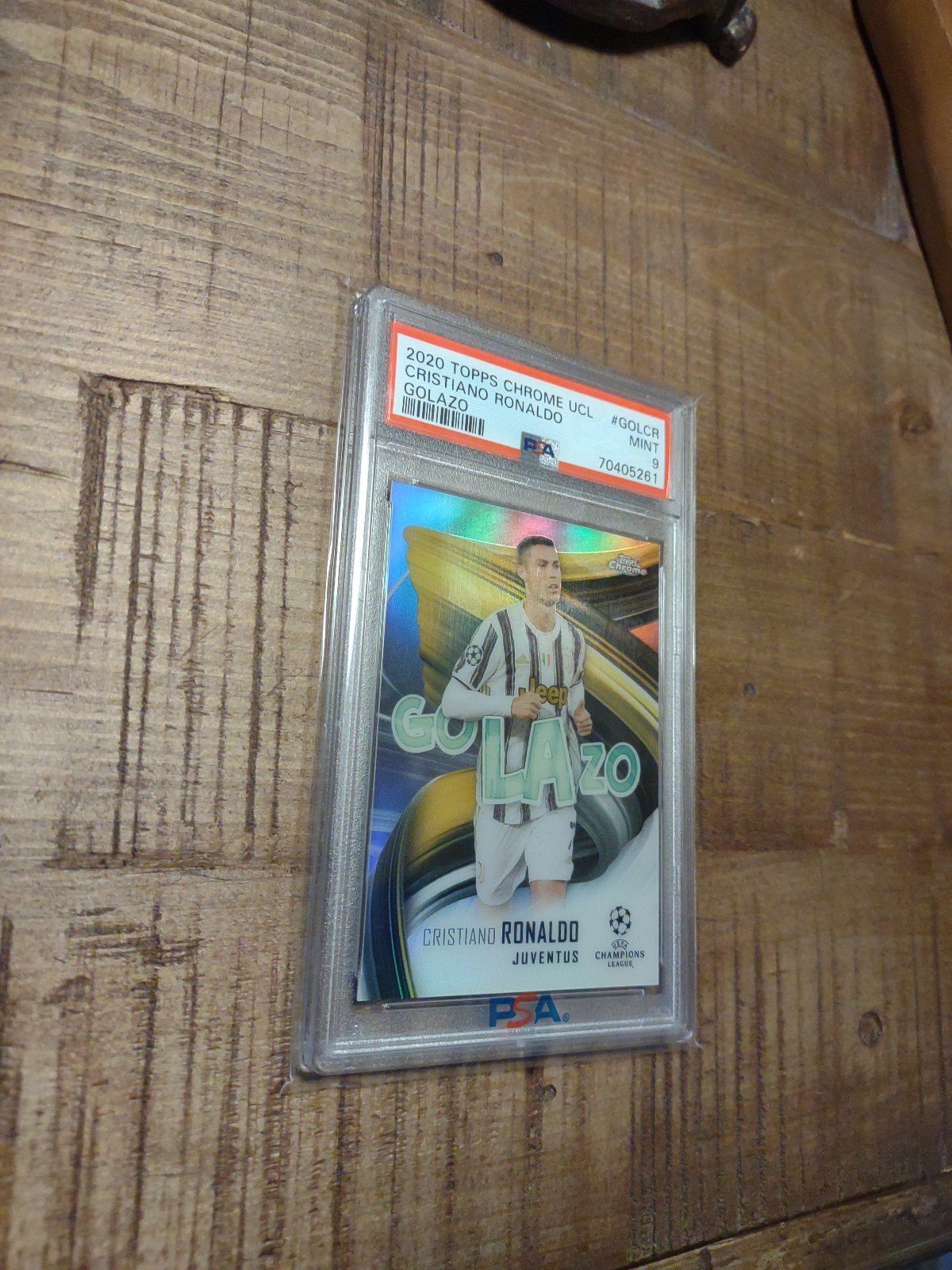 Cristiano Ronaldo Golazo Refractor PSA 9