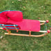 Davos Pilz Wood Baby/Toddler Pull Sled With Cast Iron Runners Lands' End Insert