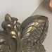 Home interiors and gifts Gold hanging fleur-de-lis Wall decor