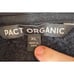 Pact Organic Zip Up Charcoal Fleece Hoodie Sweatshirt Charcoal Women's XL
