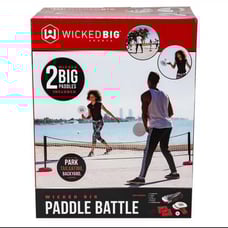 Wicked Big Sports Paddle Battle backyard