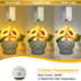 Cordless Sunflowers Table Lamp, Dimmable LED Touch Beside Lamp