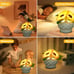 Cordless Sunflowers Table Lamp, Dimmable LED Touch Beside Lamp