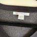 Cutter & Buck Black Long Sleeve Ribbed Detail V Neck Sweater - 2XB