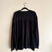 Cutter & Buck Black Long Sleeve Ribbed Detail V Neck Sweater - 2XB