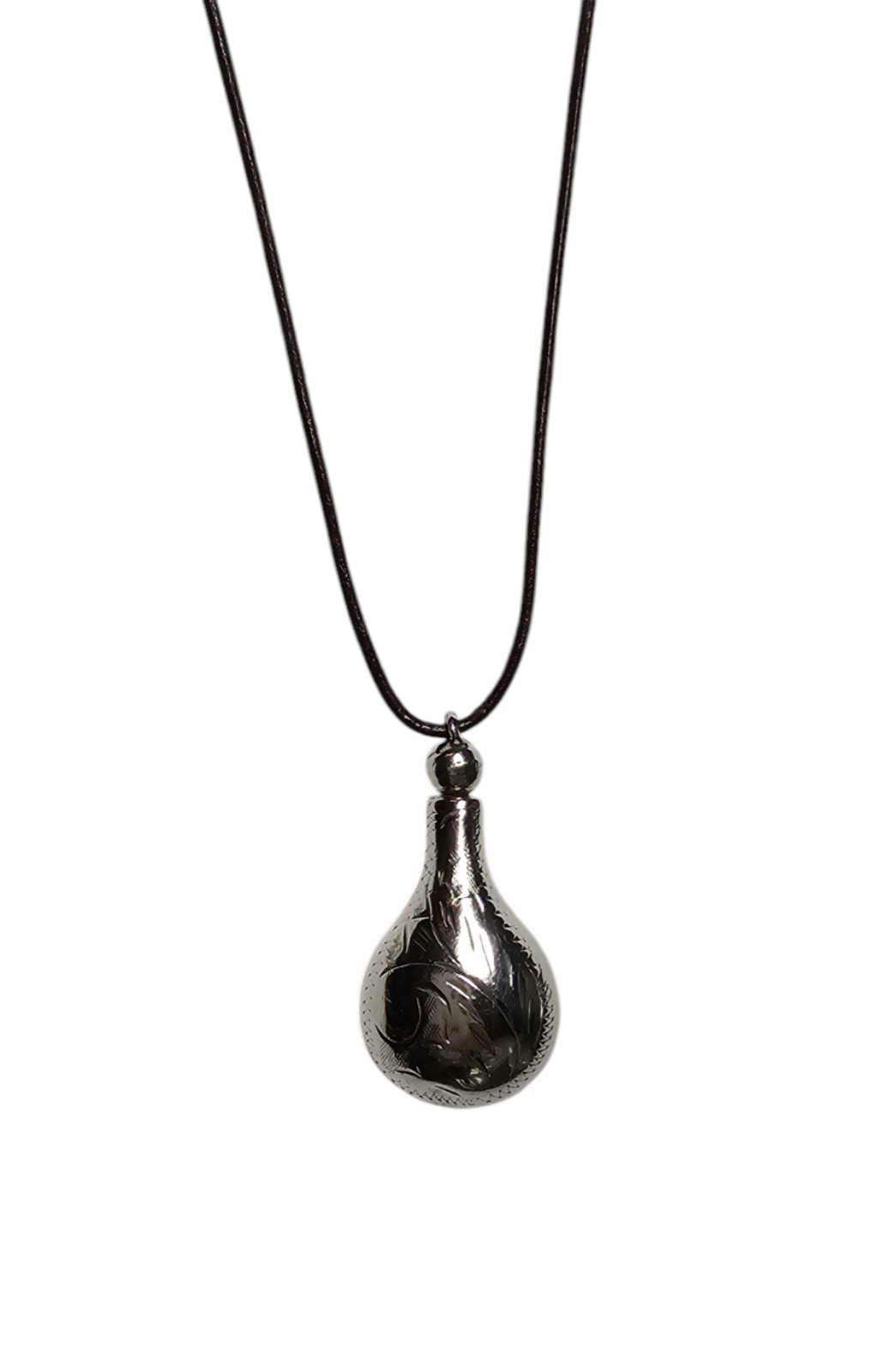 Vintage Sterling Silver Mini Perfume Bottle Pendant