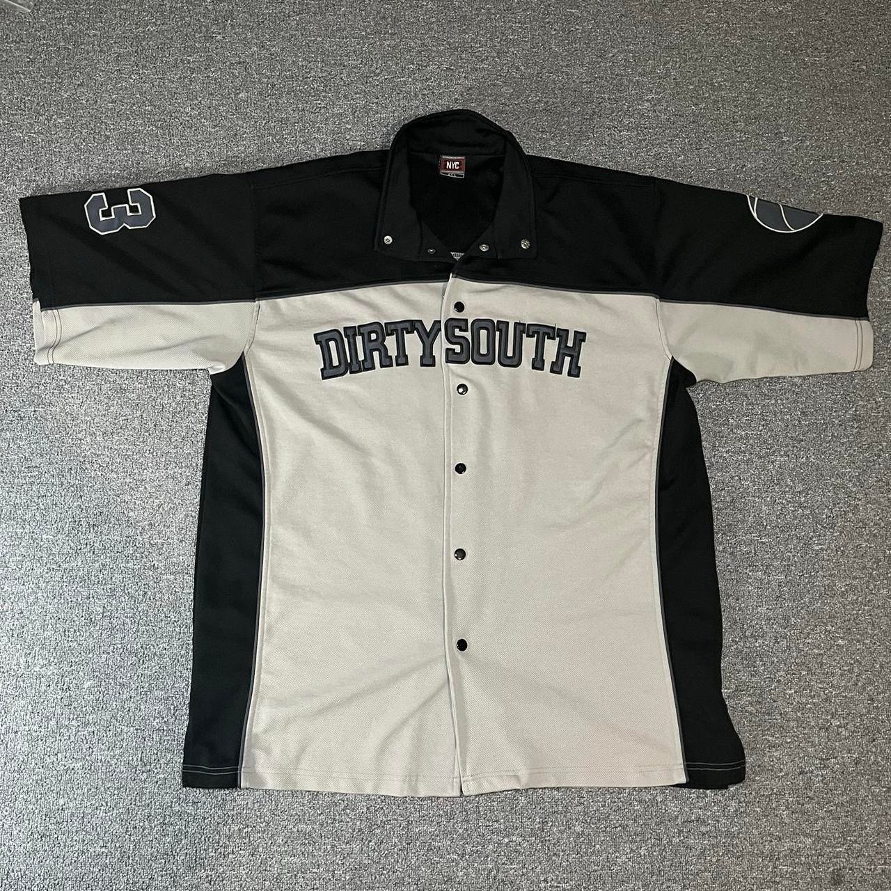 Dirty South 03 Black and Grey Jersey Basketball NBA Size 2XL