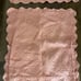 Set of 2 Euro shams linen source light orange color