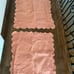 Set of 2 Euro shams linen source light orange color