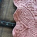 Set of 2 Euro shams linen source light orange color