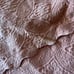 Set of 2 Euro shams linen source light orange color